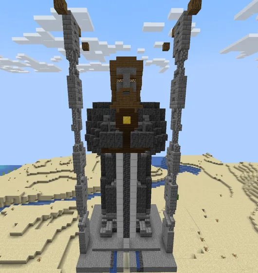 Erebor Statue Minecraft schematic
