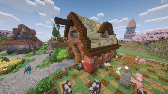 Eternal World Barn Minecraft schematic
