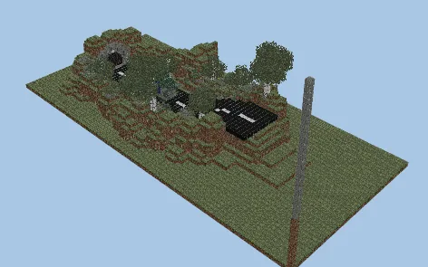 European Style Prison Bus Minecraft schematic preview