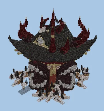 Evil Temple Concrete Duplicator Minecraft schematic