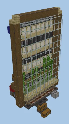Expandable Bamboo Farm Minecraft schematic preview
