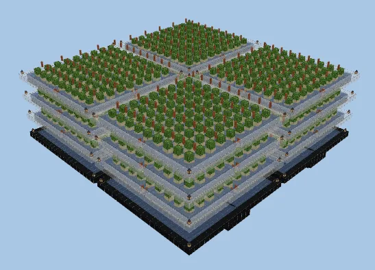 Expandable Cactus Farm Minecraft schematic preview