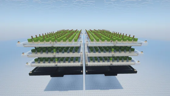Expandable Cactus Farm Minecraft schematic
