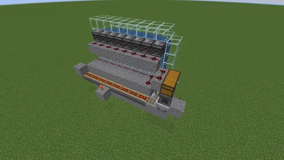 Expanded Kelp Farm Minecraft schematic