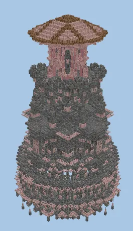Experimental Tower Structure Minecraft schematic preview