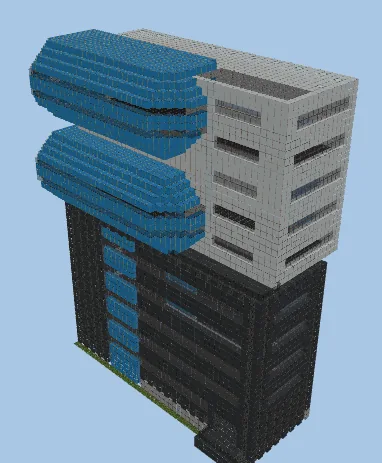 Fallout Inspired Building Minecraft schematic