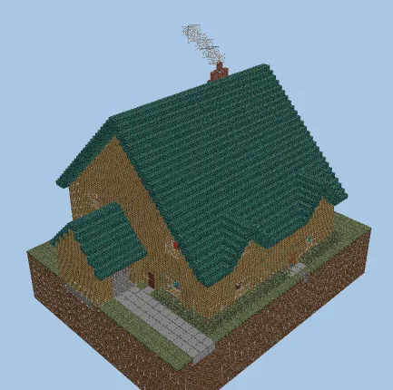 Family Guy Cartoon House Minecraft schematic