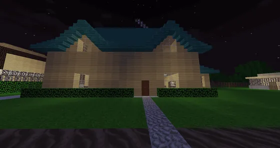 Family Guy Cartoon House Minecraft schematic