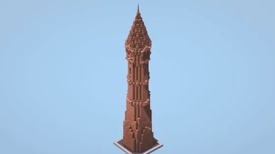 Fantasy Bricks Tower Minecraft schematic