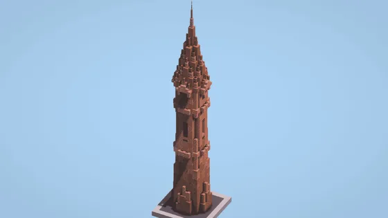 Fantasy Granite Tower Minecraft schematic