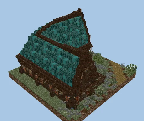 Fantasy Horse Stable Minecraft schematic