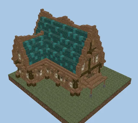 Fantasy Mill Structure Minecraft schematic preview