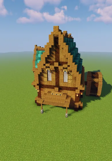Fantasy Mill Structure Minecraft schematic