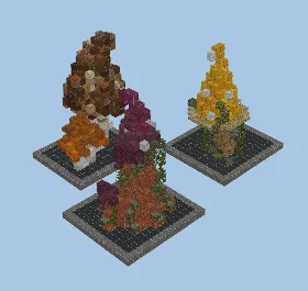Fantasy Mushroom Pack Structure Minecraft schematic