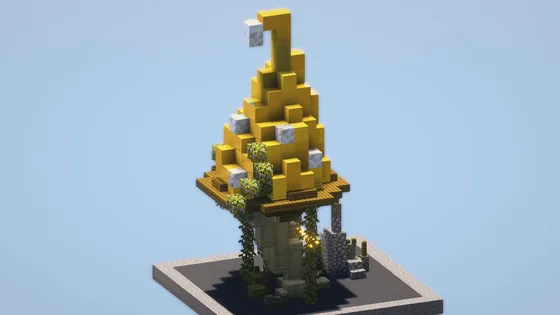 Fantasy Mushroom Pack Structure Minecraft schematic