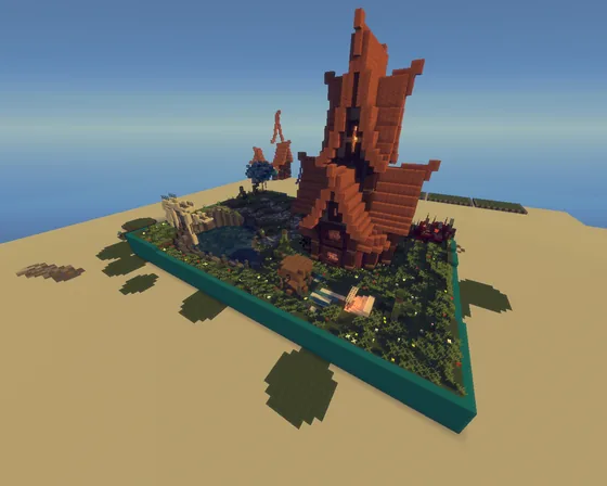 Fantasy Townhouse Minecraft schematic