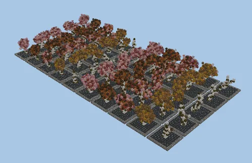 Fantasy Tree Pack for Minecraft Minecraft schematic