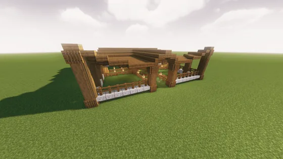 Farm Animal Barn Minecraft schematic
