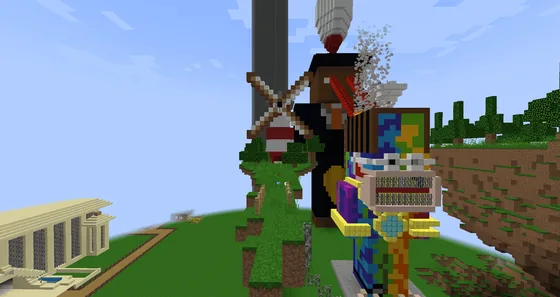 Feel Good Inc Island Gorillaz Music Video Minecraft schematic