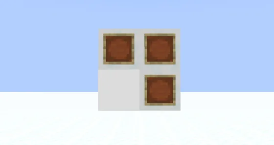 Flat Snow Block Template Minecraft schematic