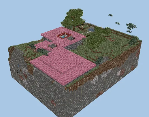 Pink Sheep Science Lab Schematic Minecraft schematic