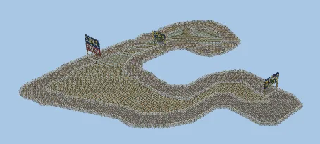 Forest 95 Sega Rally Race Track Minecraft schematic