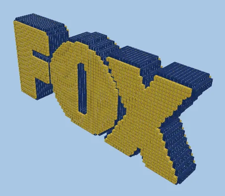 Fox Emblem Build Minecraft schematic