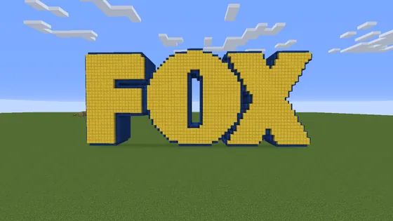 Fox Emblem Build Minecraft schematic