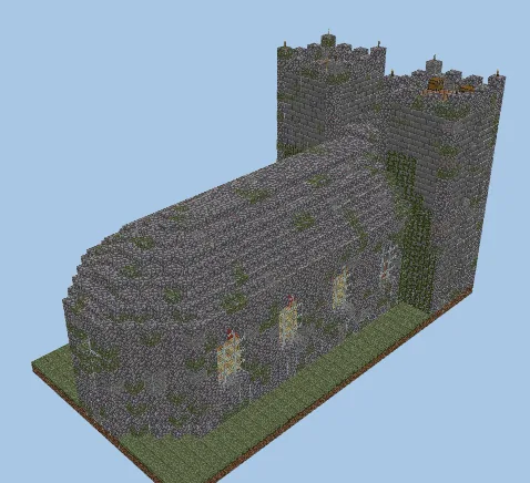 French Stone Cathedral Minecraft schematic preview