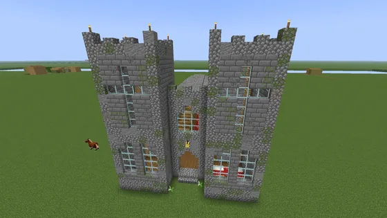 French Stone Cathedral Minecraft schematic