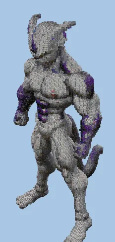 Frieza Statue Minecraft schematic