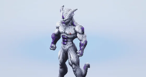 Frieza Statue Minecraft schematic