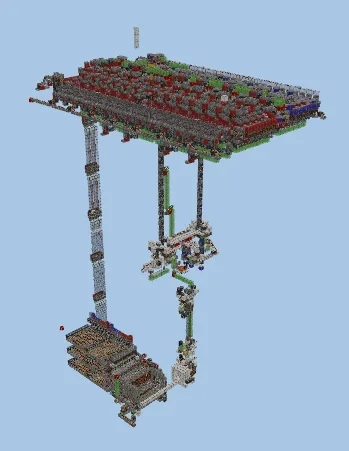 FTL Cake Structure Minecraft schematic
