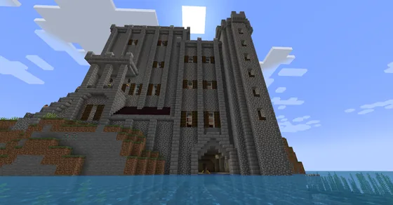Furnished Medium Castle Base Minecraft schematic