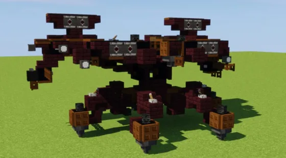 Futuristic Deathbringer Structure Minecraft schematic