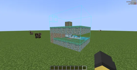 Survival Garbage Disposal Unit Minecraft schematic