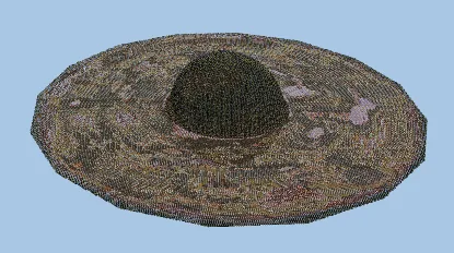 Gargantua Black Hole Structure Minecraft schematic preview
