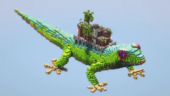 Geko House Build Minecraft schematic