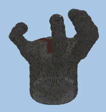 Giant Berserk Hand Iron Farm Minecraft schematic preview