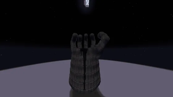 Giant Berserk Hand Iron Farm Minecraft schematic