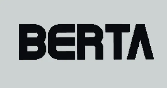 Giant Berta Logo Lettering Minecraft schematic