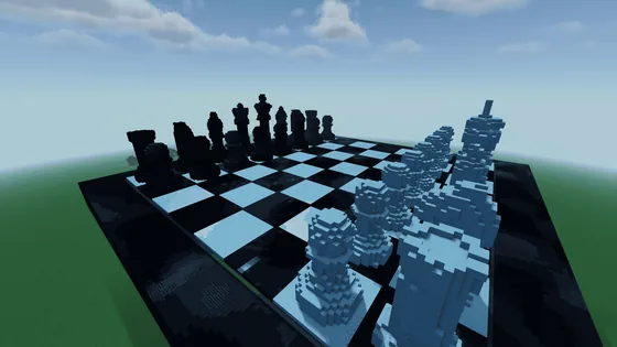 Giant Chess Set Minecraft schematic