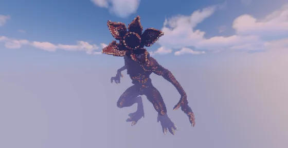 Giant Demogorgon Statue Minecraft schematic