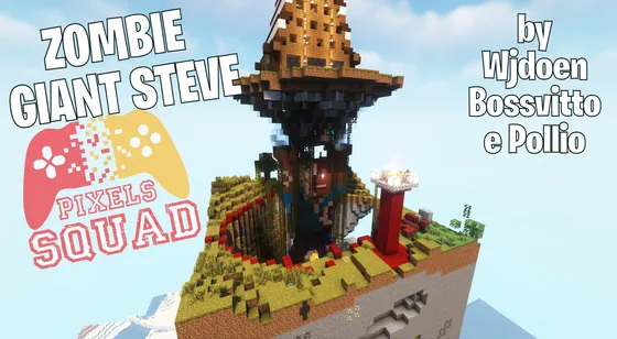 Giant Herobrine Statue Minecraft schematic