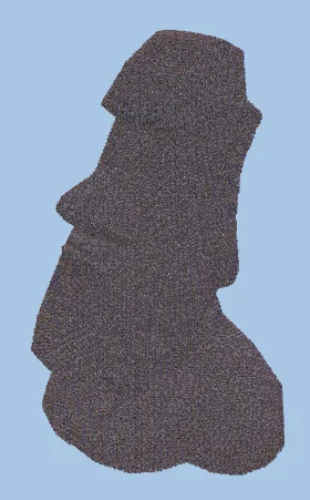Giant Moai Statue Minecraft schematic preview