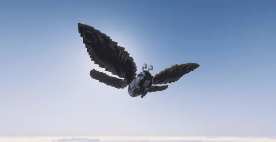 Giant Mothra Statue Minecraft schematic