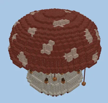 Giant Mushroom House Minecraft schematic preview