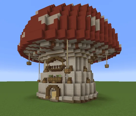 Giant Mushroom House Minecraft schematic
