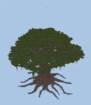 Giant Oak Tree Structure Minecraft schematic preview