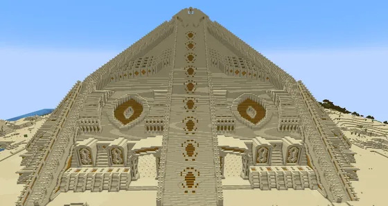 Giant Pyramid Structure Minecraft schematic